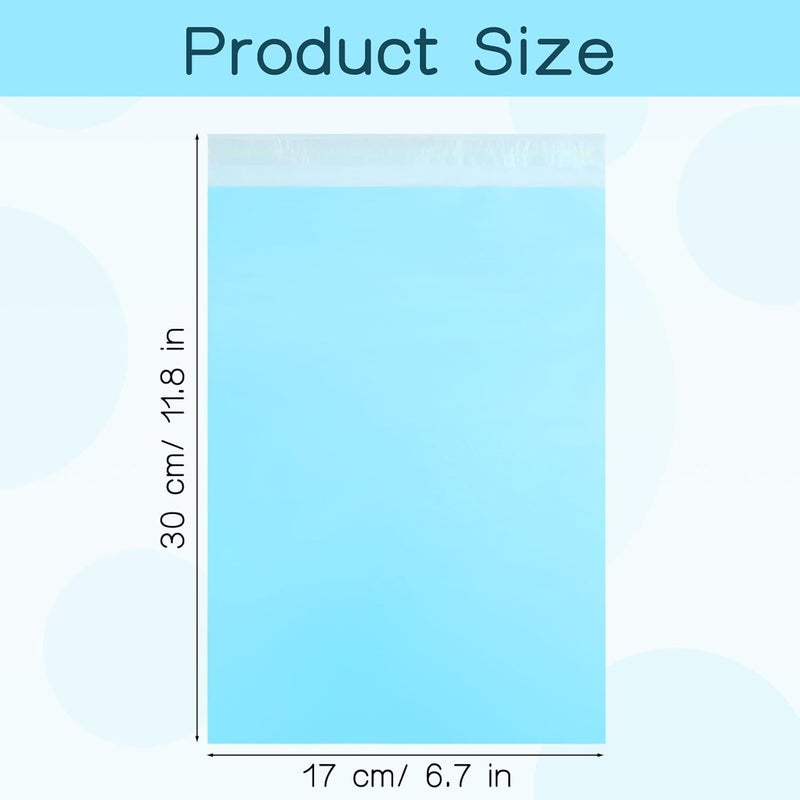 CJZMBSTY Disposable Sanitary Bags for Feminine Products, Pack of 200, Self-Adhesive Sealing, Odor Reducing, Discreet Disposal of Pads, Tampons, Liners (Light Blue) - Image 2